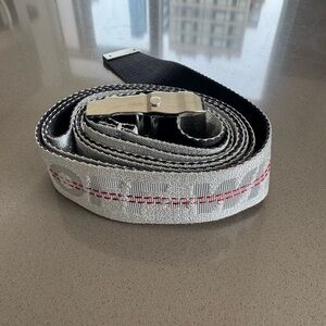 Off-White Gray and Black Industrial Belt
